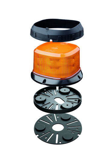 HELLA K-LED QUADRA Rundumleuchte Orange