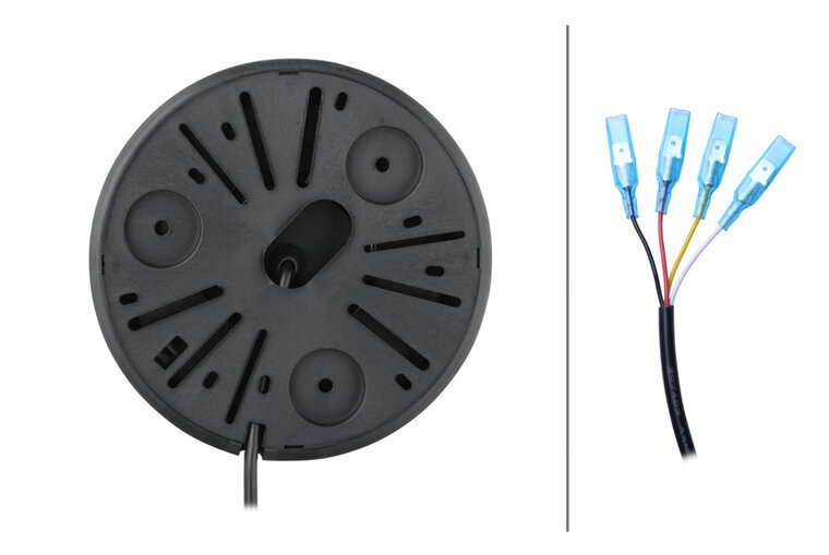 HELLA K-LED QUADRA Rundumleuchte Orange