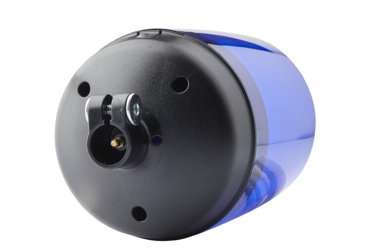 HELLA KL7000 24V blaue Rundumleuchte | Rohrstutzen