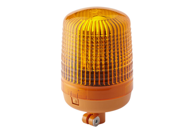 HELLA KL7000 24V gelbe Rundumleuchte | Rohrstutzen