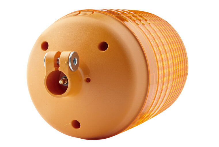 HELLA KL7000 24V gelbe Rundumleuchte | Rohrstutzen