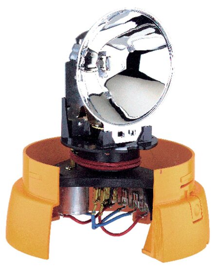 HELLA KL7000 12V gelbe Rundumleuchte | Aufbau