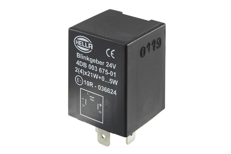HELLA 4DB 003 675-011 Blinkrelais 24V 3-polig