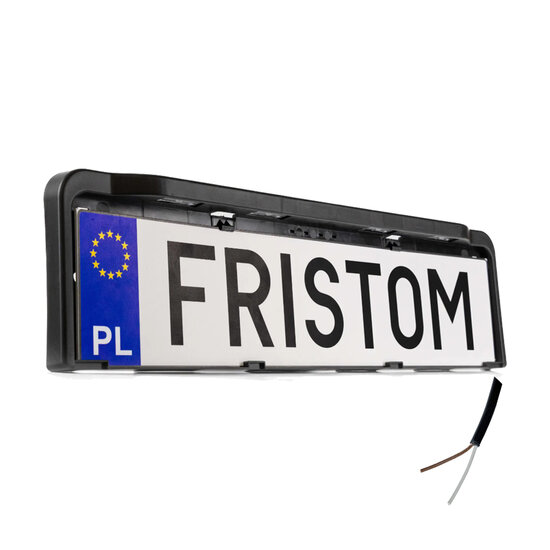 Fristom FT-264 LED M15 Kennzeichenhalter mit LED-Kennzeichenbeleuchtung | 12&ndash;36V