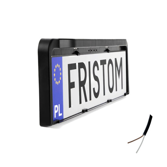 Fristom FT-264 LED M15 Kennzeichenhalter mit LED-Kennzeichenbeleuchtung | 12&ndash;36V