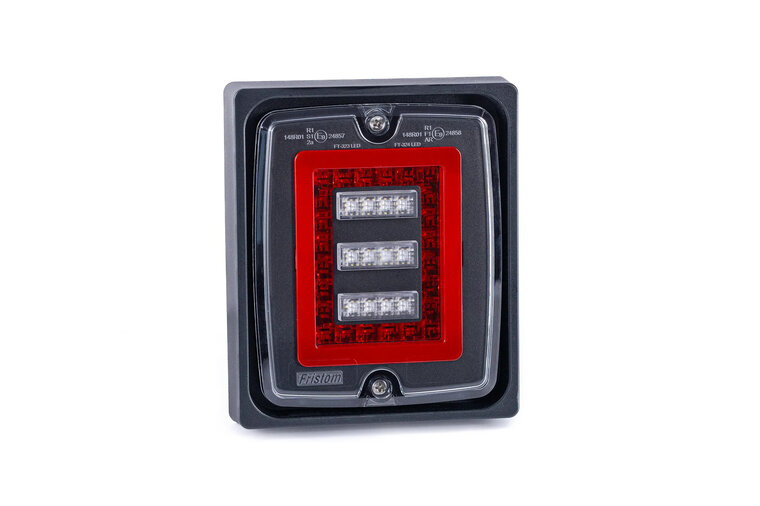 Fristom FT-324 LED R&uuml;cklicht| 3-Funktionen | Inklusive Rahmen