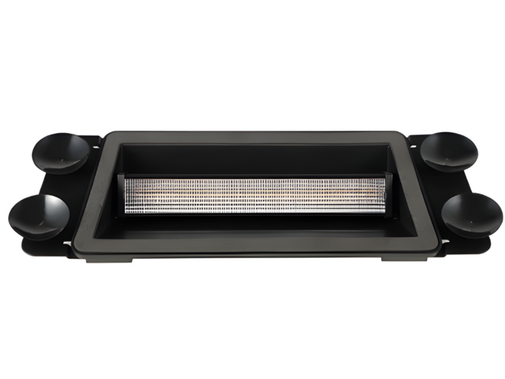 LED Frontscheibenblitzer mit Saugnapf | Orange