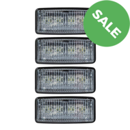 Wesem LED Arbeitsscheinwerfer Einbau Oval