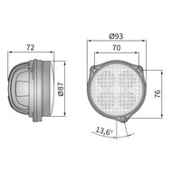 Wesem LED Breitstrahler 1500LM + Kabel