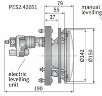 Wesem Hauptscheinwerfer H4 Ø150x79 H4 elektrisch verstellbar