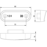 Dasteri LED Kennzeichenbeleuchtung 24V