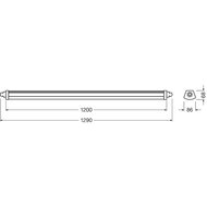 Ledvance 6x Ledvance 55W/4000K 150cm | Ersetzt 2x58W