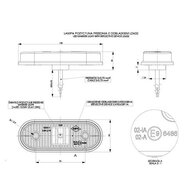 Horpol LED Positionsleuchte Weiß 12-24V LD 632