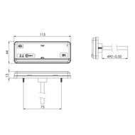 Horpol LED Positionsleuchte Weiß 12-24V NEON-look LD 2430