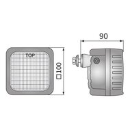 Wesem LED Breitstrahler Hinter Montage 2500LM