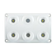Horpol LED Innenleuchte Weiß/Rot dimmbar + Schalter LWD 2157