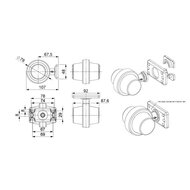 Horpol dänisch LED Begrenzungsleuchte Blinker + 5m Kabel