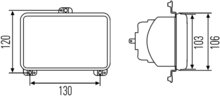Hella Optiek Universeel m/helder glas Zonder Standlicht | 1AB 008 888-051