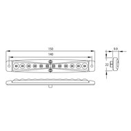 Dasteri LED Positionsleuchte Orange Lang 24V
