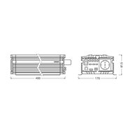 Osram 24V 1000W POWERinvert PRO Modified Sine Wave Inverter OEINVMB10