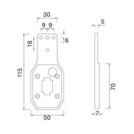 Aspöck Gummihalter für Aspöck Flexipoint 1