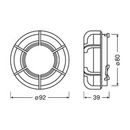 Osram Ledriving Scheinwerferkappe Set LEDCAP01