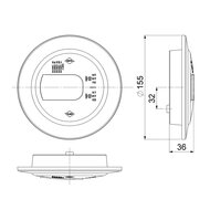 Horpol LED Nebel- Rückfahrscheinwerfer Links Chrome LUNA LZD 2452