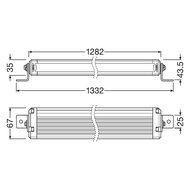 Osram LED Lightbar Combi VX1250-CB SR SM 128cm