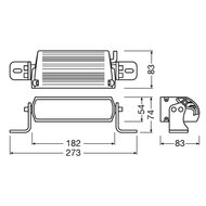 Osram LED Lightbar Fernscheinwerfer FX125-SP GEN2 18 cm