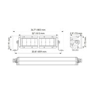 Hella Black Magic Double LED Lightbar 40" 102CM | 1GJ 358 197-421