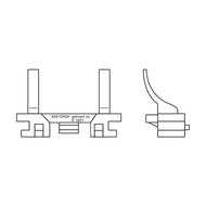 Osram H7 Ledriving Adapter Set 64210DA04