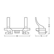Osram H7 Ledriving Adapter Set 64210DA04