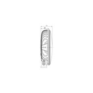 Boreman LED-Fernscheinwerfer + Position Licht und Blitzfunktion