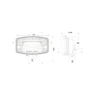 Boreman LED-Fernscheinwerfer + Weiss Position Licht