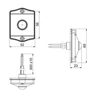 Horpol Bewegungssensor 12-24V Aufbau