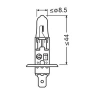 Neolux H1 Halogen Birne Gelb 12V P14.5s 2 Stück