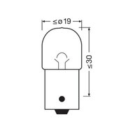 Osram Glühbirne 24V Original Line R5W BA15d 10 Stück
