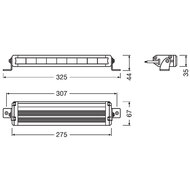 Osram LED Lightbar Fernscheinwerfer VX250-SP 28cm