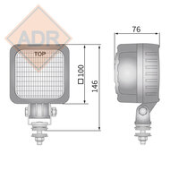 Wesem LED Arbeitsscheinwerfer ADR 1500LM Geeignet für ADR