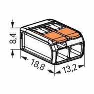 Wago 221-412 Anschlussklemme 2-fach 100 Stück