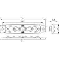Dasteri LED Positionsleuchte Weiß 24V