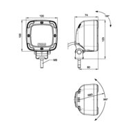 Fristom FT-036 LED Arbeitsscheinwerfer ADR 1800LM 12-36V