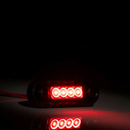 Fristom LED Positionsleuchte Rot Dark Look FT-073