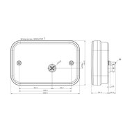 Fristom FT-270 LED Rückleuchte Links 4-Funktionen Canbus 12V