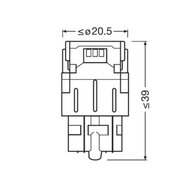 Osram W21/5W LED Retrofit Rot 12V W3x16q 2 Stück | OFF-ROAD ONLY