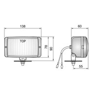 Wesem HM1 Halogen Nebelscheinwerfer Gelb