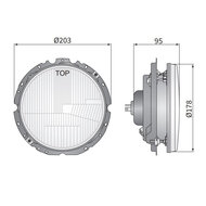 Wesem Hauptscheinwerfer VW Golf I, Durchmesser: Ø178mm
