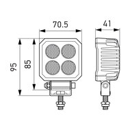 Hella LED-Rückfahrscheinwerfer 3M Kabel 1700LM | 2ZR 357 110-511