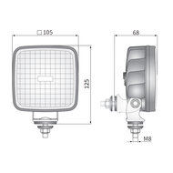 Wesem CRK2 LED-Arbeitsscheinwerfer Eckig 800 LM + 50 cm Kabel