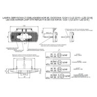 Horpol LED Positionsleuchte Weiß 12-24V LD 2219